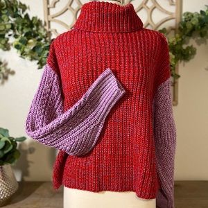 Elodie Multi Yarn Cozy Turtleneck Sweater